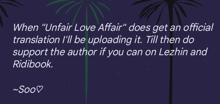 Unfair Love Affair - Notice