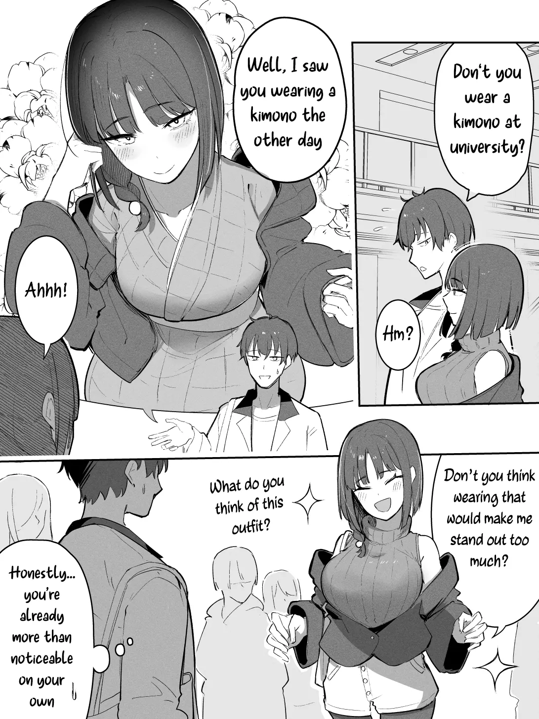 A Woman Who Is Too Honest Despite Her Kyoto Dialect - Chapter 3