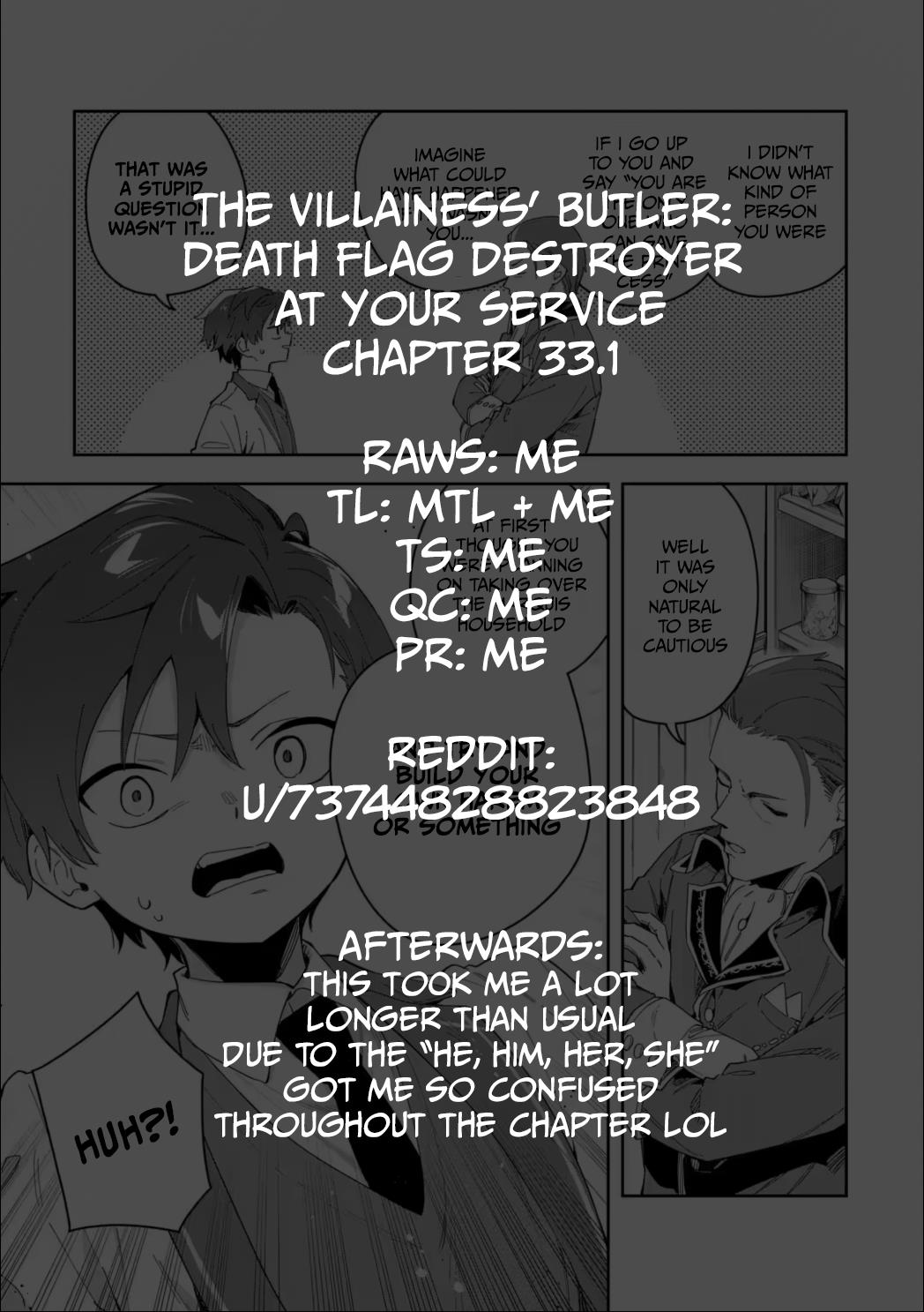 Akuyaku Reijou No Shitsuji-Sama Hametsu - Chapter 33.1: His And Her Plan