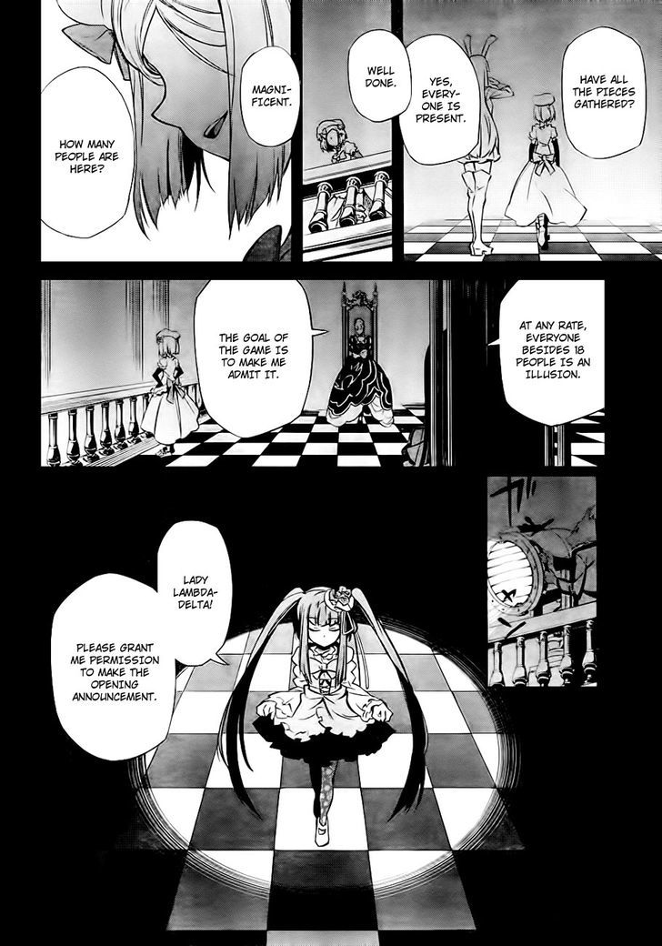 Umineko No Naku Koro Ni Chiru Episode 5: End Of The Golden Witch - Vol.4 Chapter 20 : Checkmate