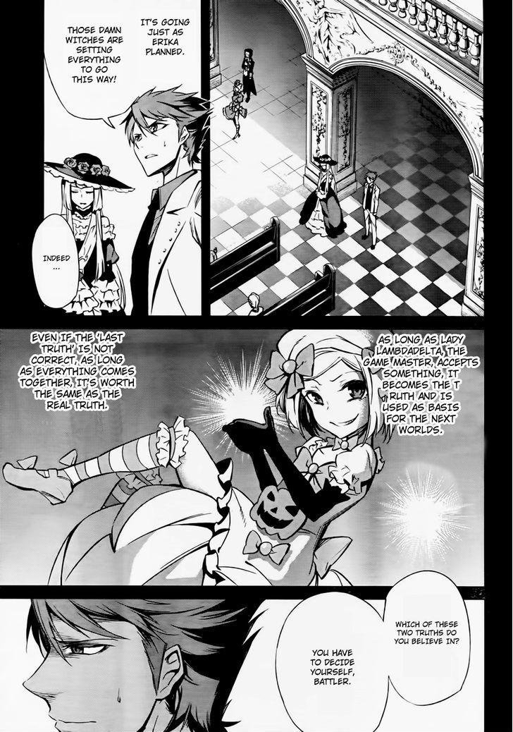 Umineko No Naku Koro Ni Chiru Episode 5: End Of The Golden Witch - Vol.5 Chapter 22 : Different Truth (2)