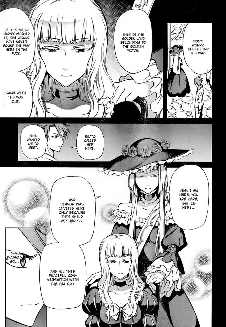 Umineko No Naku Koro Ni Chiru Episode 5: End Of The Golden Witch - Vol.4 Chapter 18 : Reasoning And Inspection