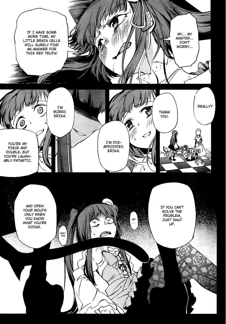 Umineko No Naku Koro Ni Chiru Episode 5: End Of The Golden Witch - Vol.4 Chapter 18 : Reasoning And Inspection