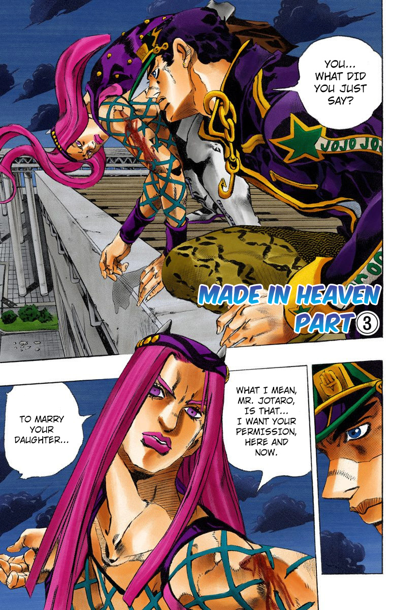 Jojo's Bizarre Adventure Part 5 - Vento Aureo - Vol.17 Chapter 151: Made In Heaven Part 3