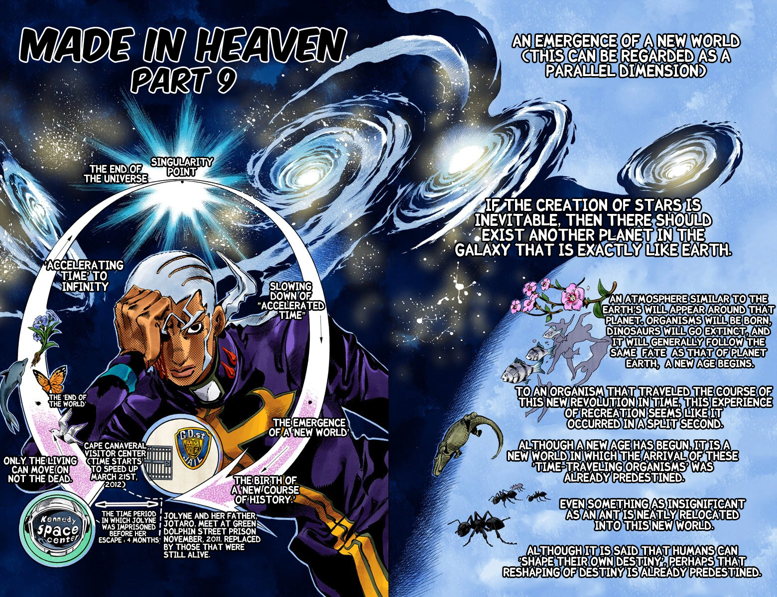 Jojo's Bizarre Adventure Part 5 - Vento Aureo - Vol.17 Chapter 157: Made In Heaven Part 9