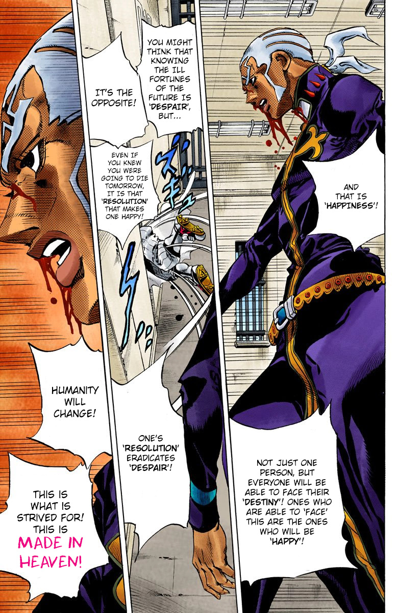 Jojo's Bizarre Adventure Part 5 - Vento Aureo - Vol.17 Chapter 157: Made In Heaven Part 9