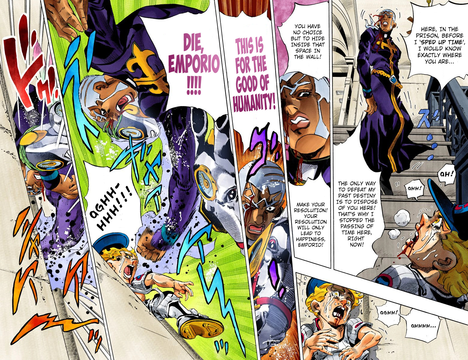 Jojo's Bizarre Adventure Part 5 - Vento Aureo - Vol.17 Chapter 157: Made In Heaven Part 9