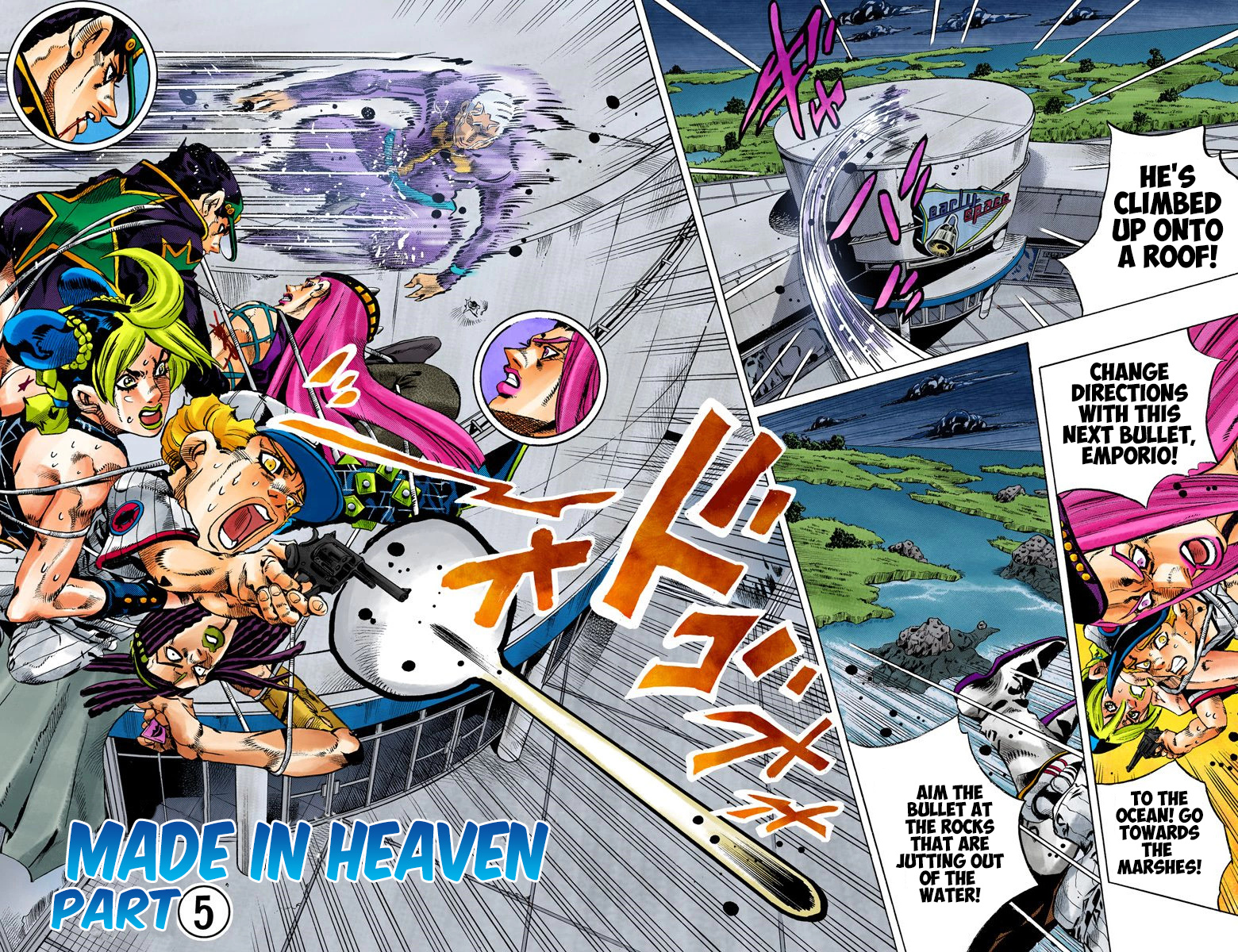 Jojo's Bizarre Adventure Part 5 - Vento Aureo - Vol.17 Chapter 153: Made In Heaven Part 5