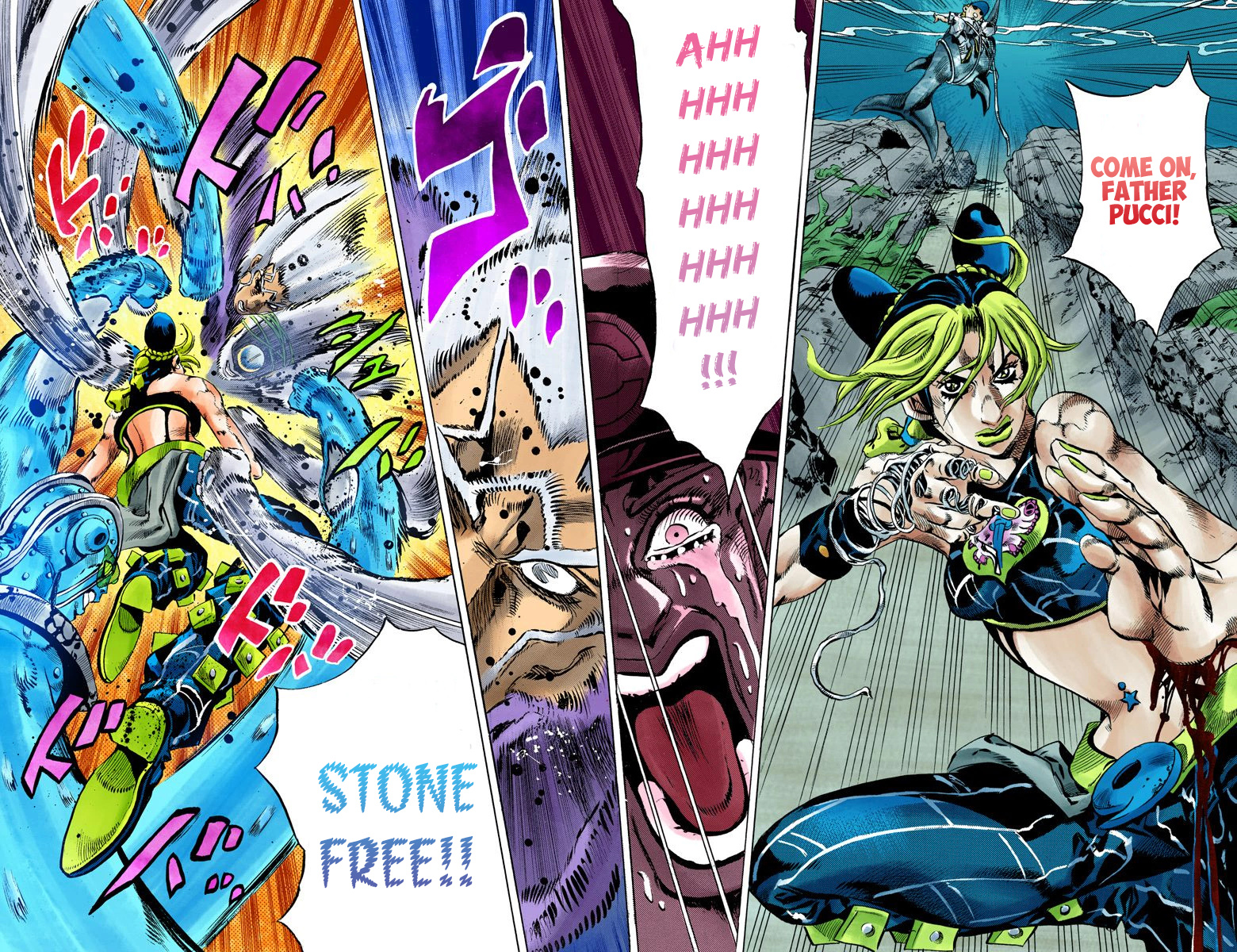 Jojo's Bizarre Adventure Part 5 - Vento Aureo - Vol.17 Chapter 155: Made In Heaven Part 7