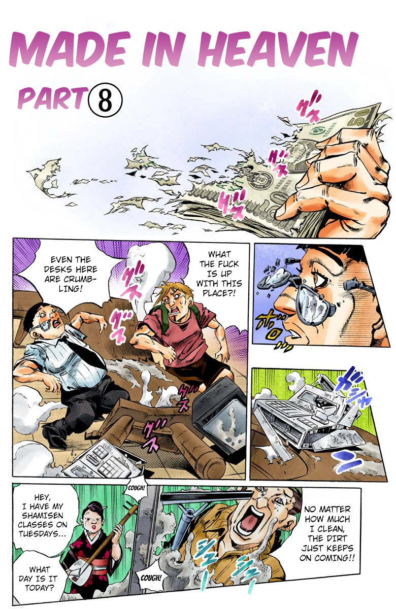 Jojo's Bizarre Adventure Part 5 - Vento Aureo - Vol.17 Chapter 156: Made In Heaven Part 8