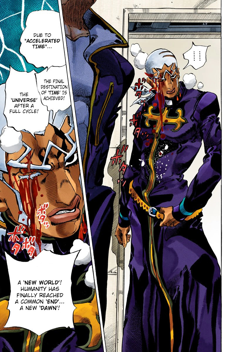 Jojo's Bizarre Adventure Part 5 - Vento Aureo - Vol.17 Chapter 156: Made In Heaven Part 8