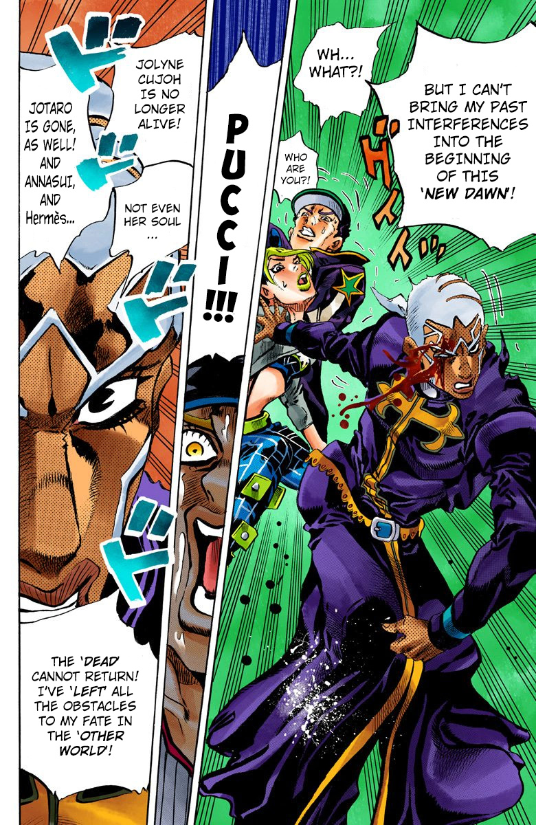 Jojo's Bizarre Adventure Part 5 - Vento Aureo - Vol.17 Chapter 156: Made In Heaven Part 8