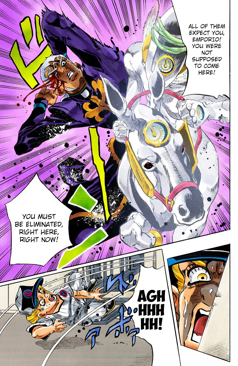 Jojo's Bizarre Adventure Part 5 - Vento Aureo - Vol.17 Chapter 156: Made In Heaven Part 8