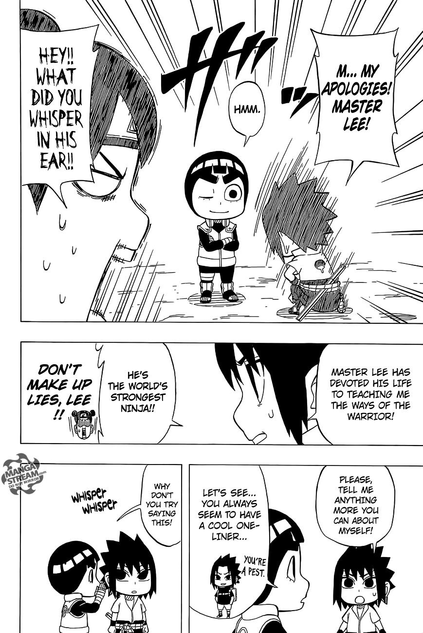 Rock Lee No Seishun Full-Power Ninden - Chapter 33 : Sasuke And Itachi