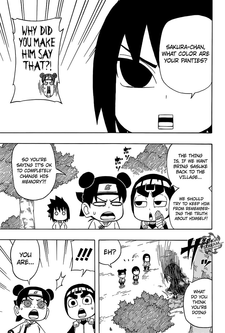 Rock Lee No Seishun Full-Power Ninden - Chapter 33 : Sasuke And Itachi