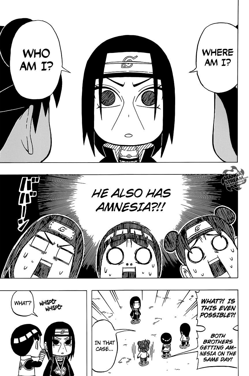 Rock Lee No Seishun Full-Power Ninden - Chapter 33 : Sasuke And Itachi