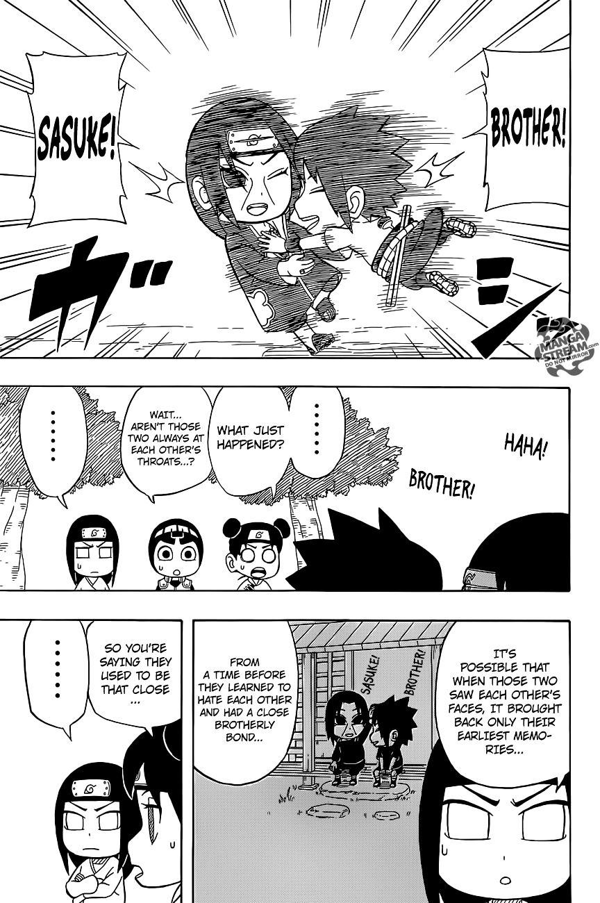 Rock Lee No Seishun Full-Power Ninden - Chapter 33 : Sasuke And Itachi