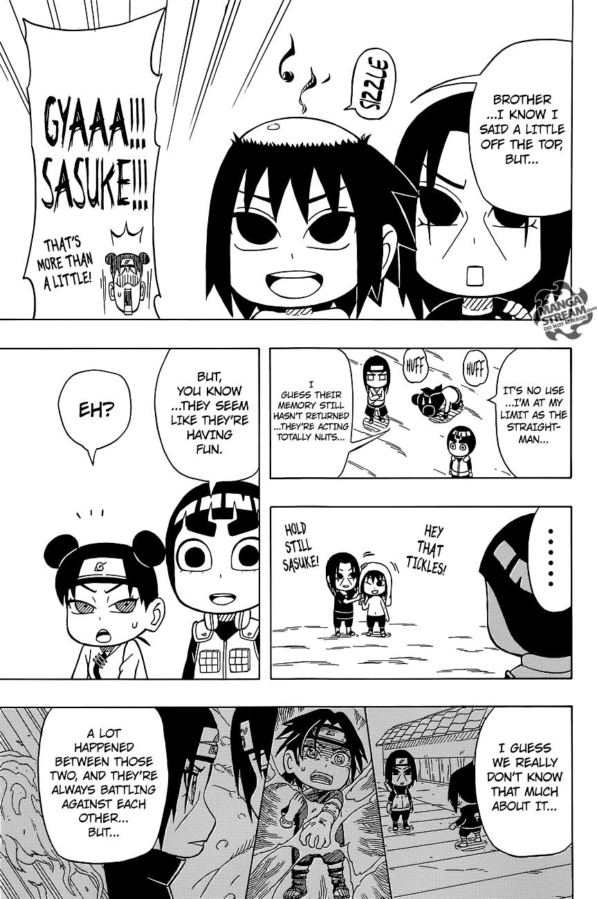 Rock Lee No Seishun Full-Power Ninden - Chapter 33 : Sasuke And Itachi