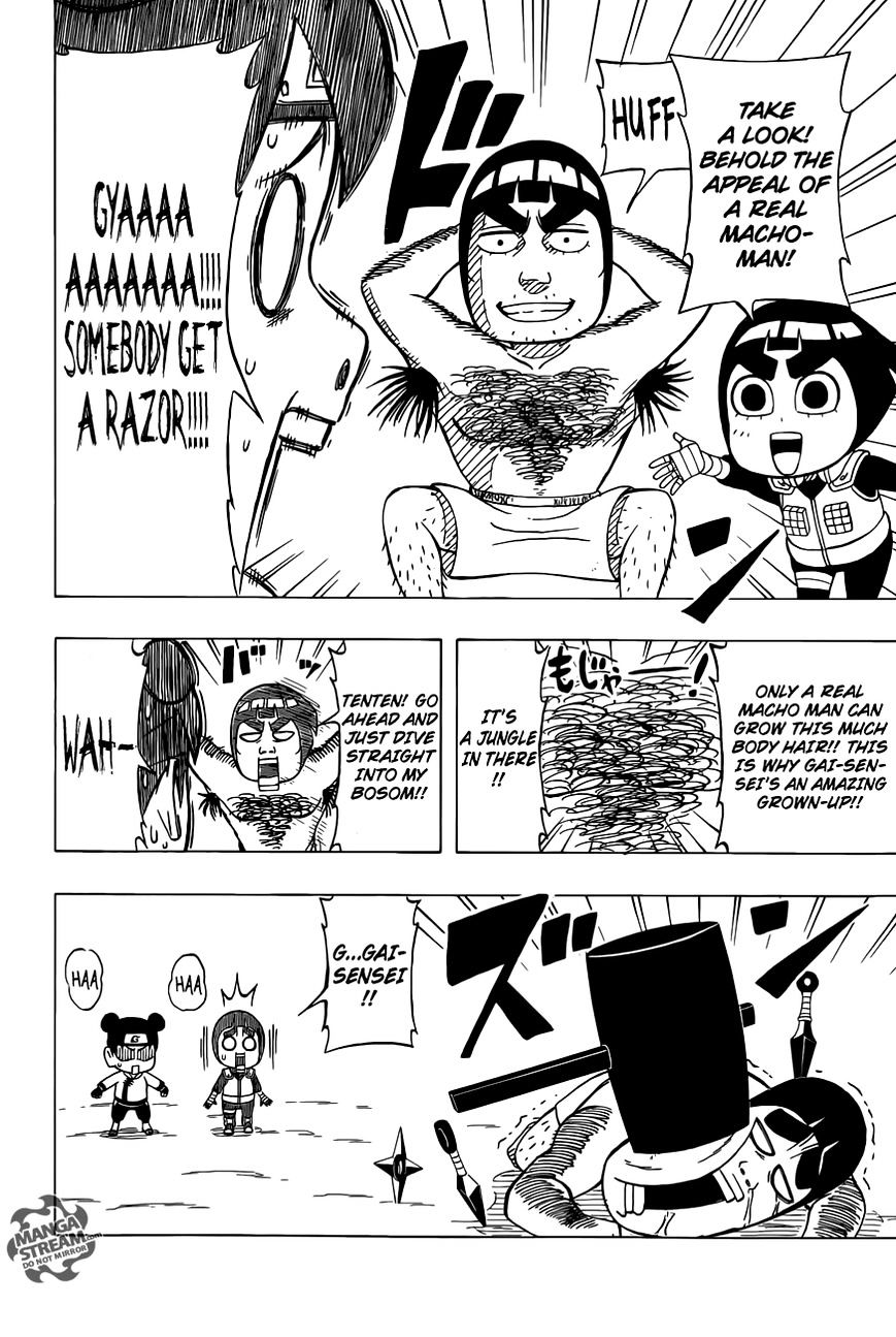 Rock Lee No Seishun Full-Power Ninden - Chapter 36 : Adults!!