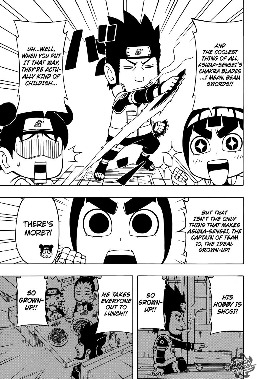 Rock Lee No Seishun Full-Power Ninden - Chapter 36 : Adults!!