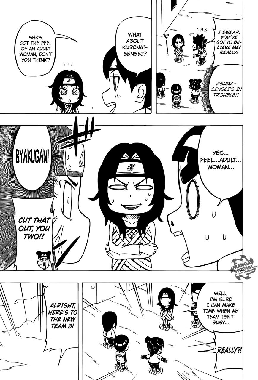 Rock Lee No Seishun Full-Power Ninden - Chapter 36 : Adults!!