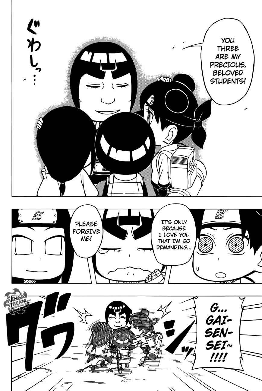 Rock Lee No Seishun Full-Power Ninden - Chapter 36 : Adults!!