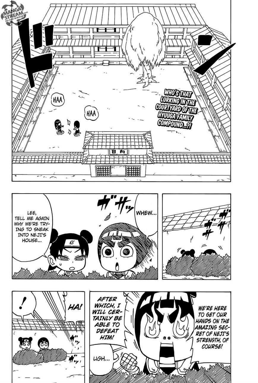 Rock Lee No Seishun Full-Power Ninden - Chapter 34 : Hyuuga Hinata Vs. Hyuuga Hanabi!!