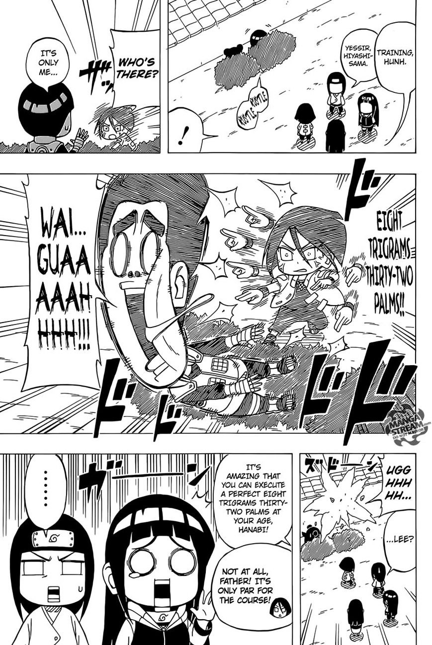 Rock Lee No Seishun Full-Power Ninden - Chapter 34 : Hyuuga Hinata Vs. Hyuuga Hanabi!!