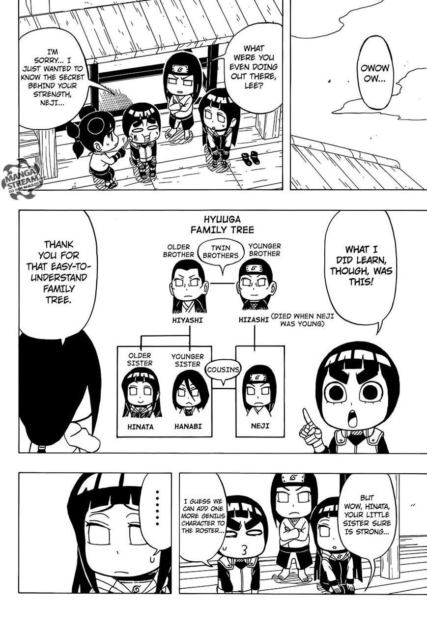 Rock Lee No Seishun Full-Power Ninden - Chapter 34 : Hyuuga Hinata Vs. Hyuuga Hanabi!!