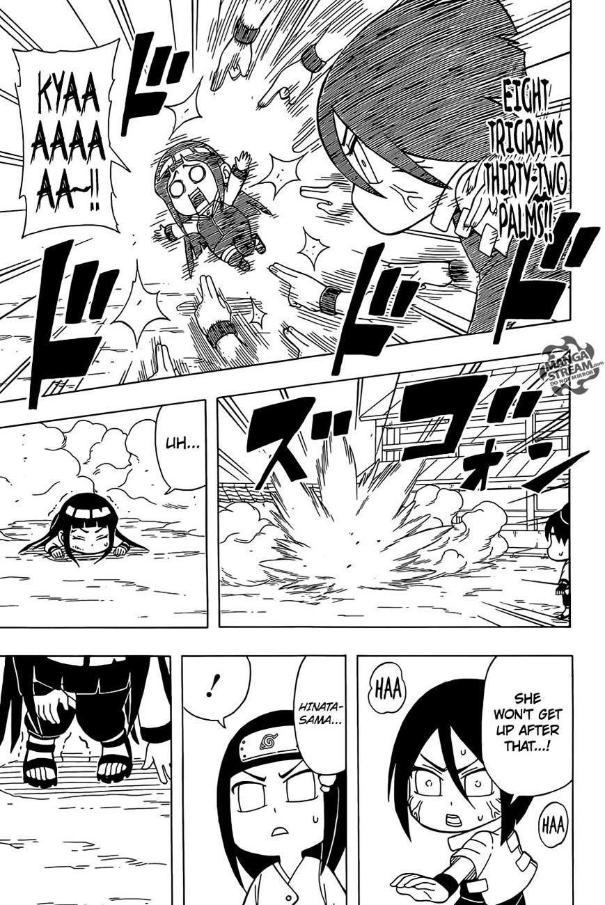 Rock Lee No Seishun Full-Power Ninden - Chapter 34 : Hyuuga Hinata Vs. Hyuuga Hanabi!!