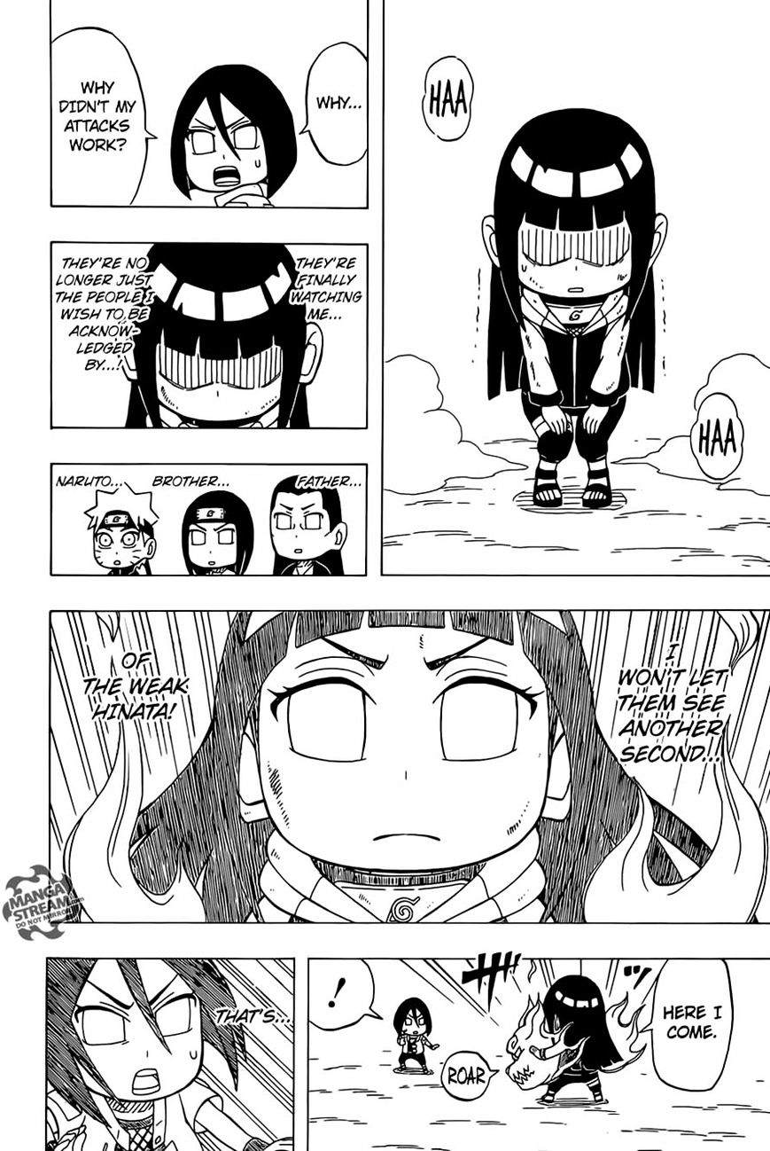 Rock Lee No Seishun Full-Power Ninden - Chapter 34 : Hyuuga Hinata Vs. Hyuuga Hanabi!!