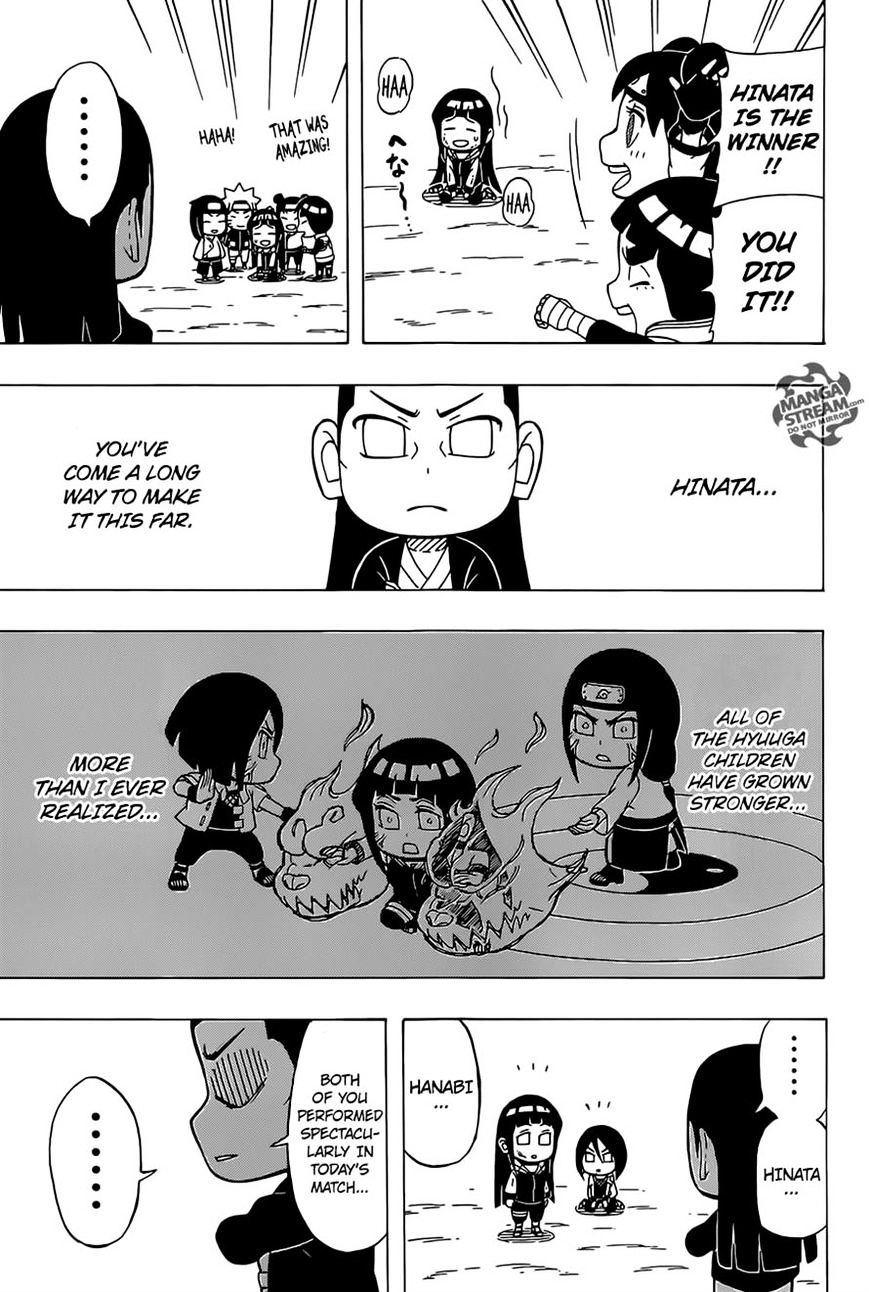 Rock Lee No Seishun Full-Power Ninden - Chapter 34 : Hyuuga Hinata Vs. Hyuuga Hanabi!!