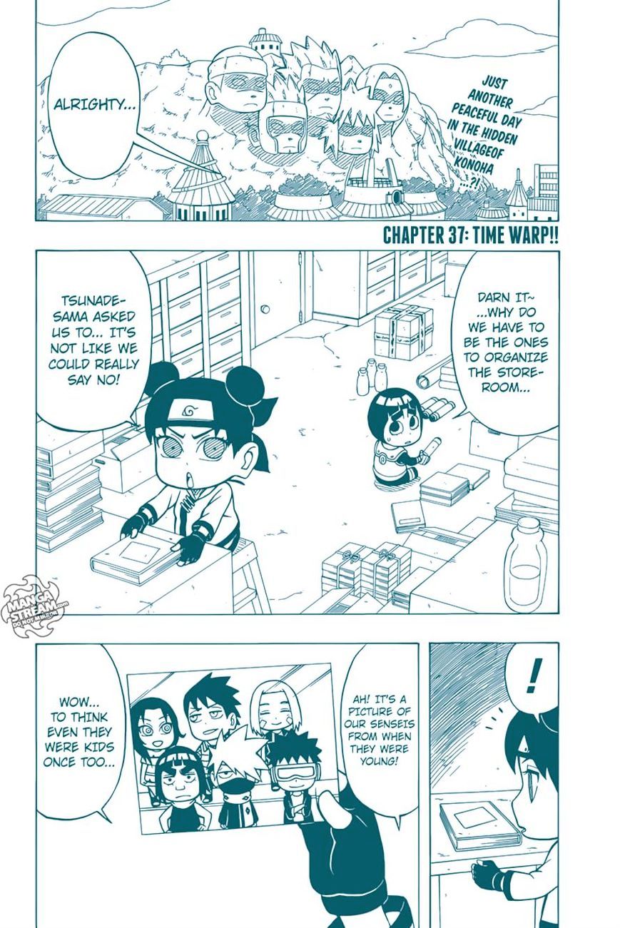 Rock Lee No Seishun Full-Power Ninden - Chapter 37 : Time Warp!!