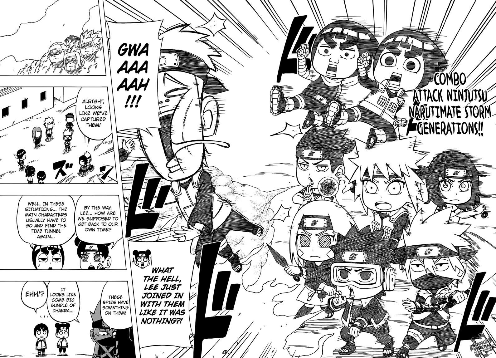 Rock Lee No Seishun Full-Power Ninden - Chapter 37 : Time Warp!!