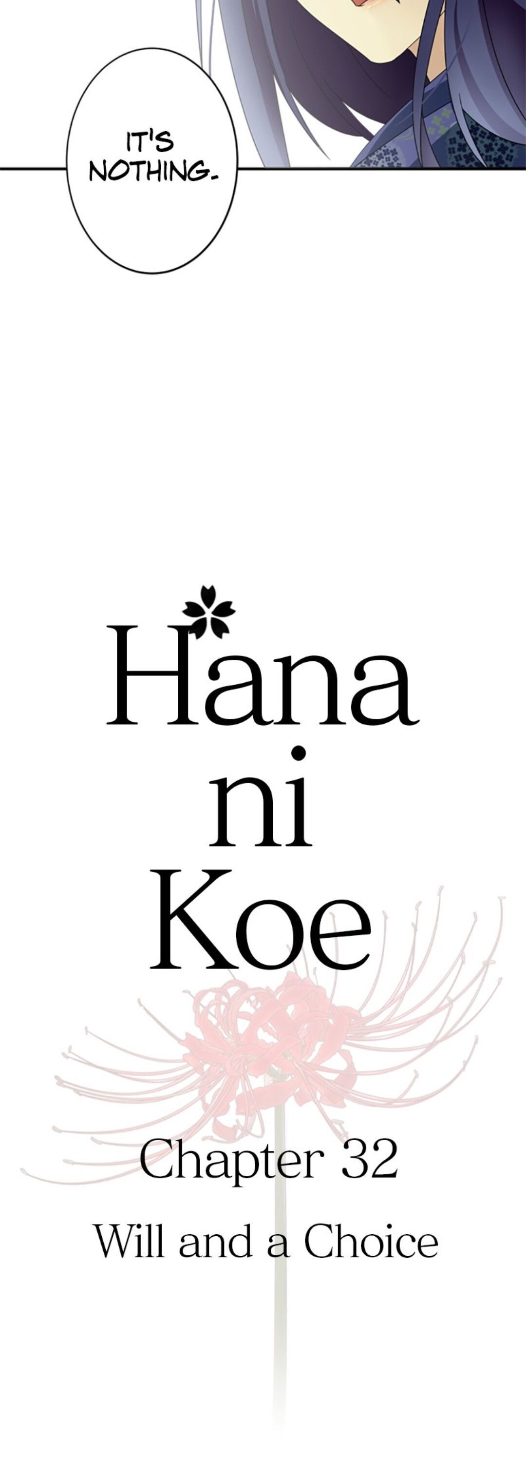 Hana Ni Koe - Chapter 32