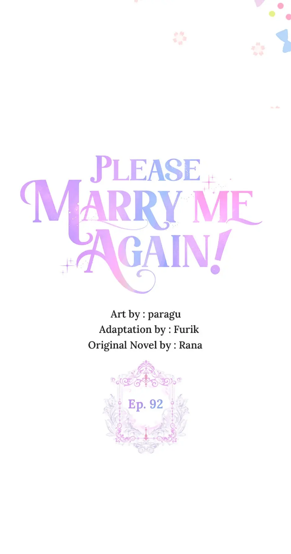 Please Marry Me Again, Husband! - Chapter 92