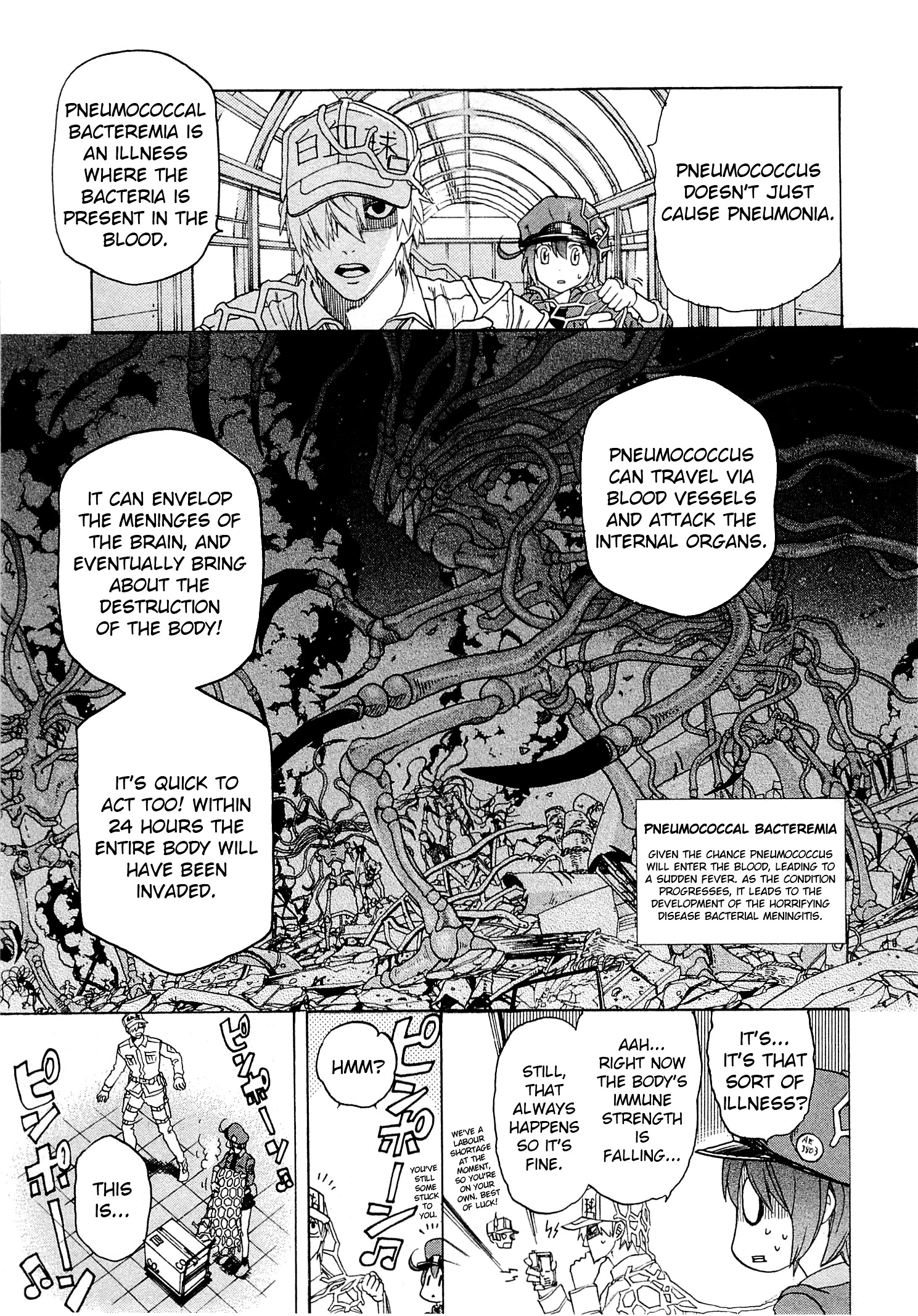 Hataraku Saibou - Vol.1 Chapter 1 : Pneumococcus