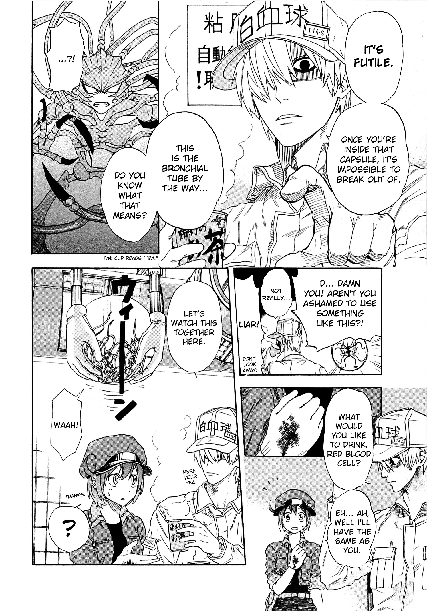 Hataraku Saibou - Vol.1 Chapter 1 : Pneumococcus