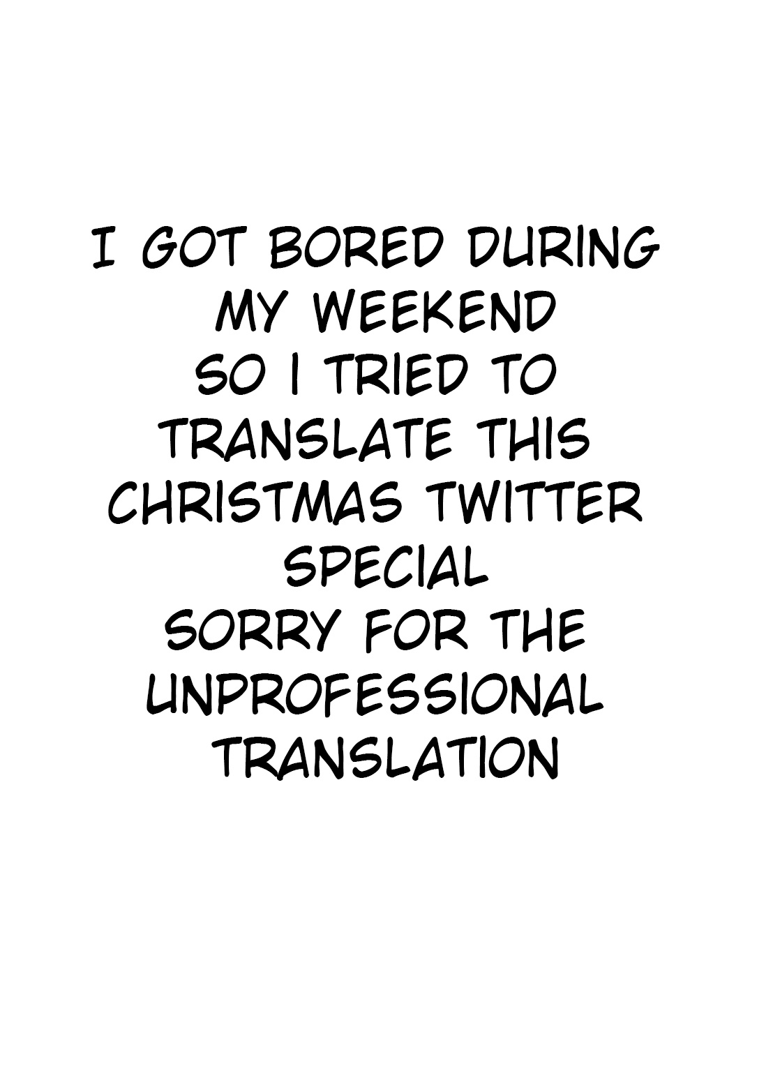 Meika-San Can't Conceal Her Emotions - Chapter 46.5: Meika-San Twitter Christmas Special