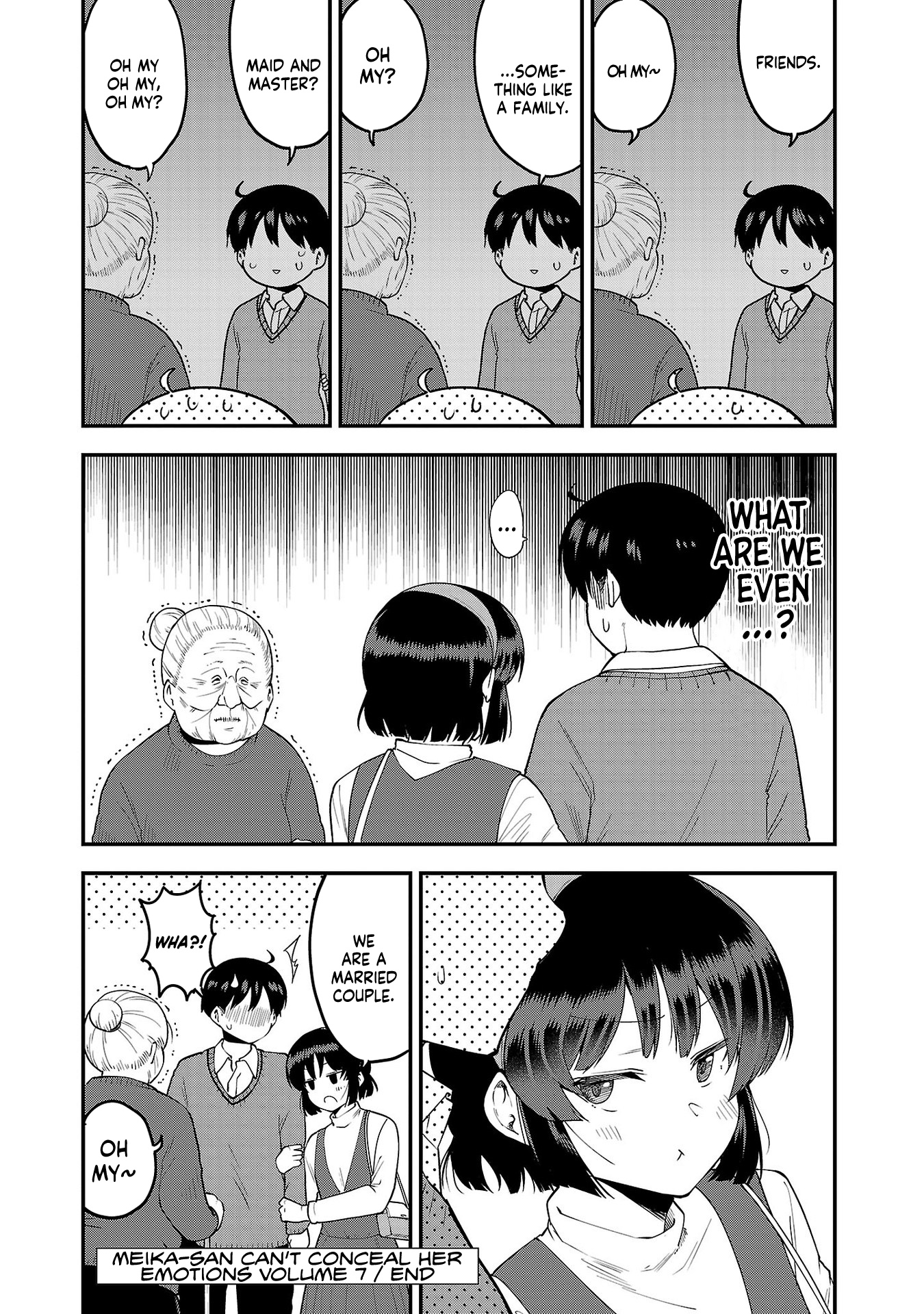 Meika-San Can't Conceal Her Emotions - Vol.7 Chapter 88.1: Volume 7 Extra Chapter "Meika-San And Siblings"