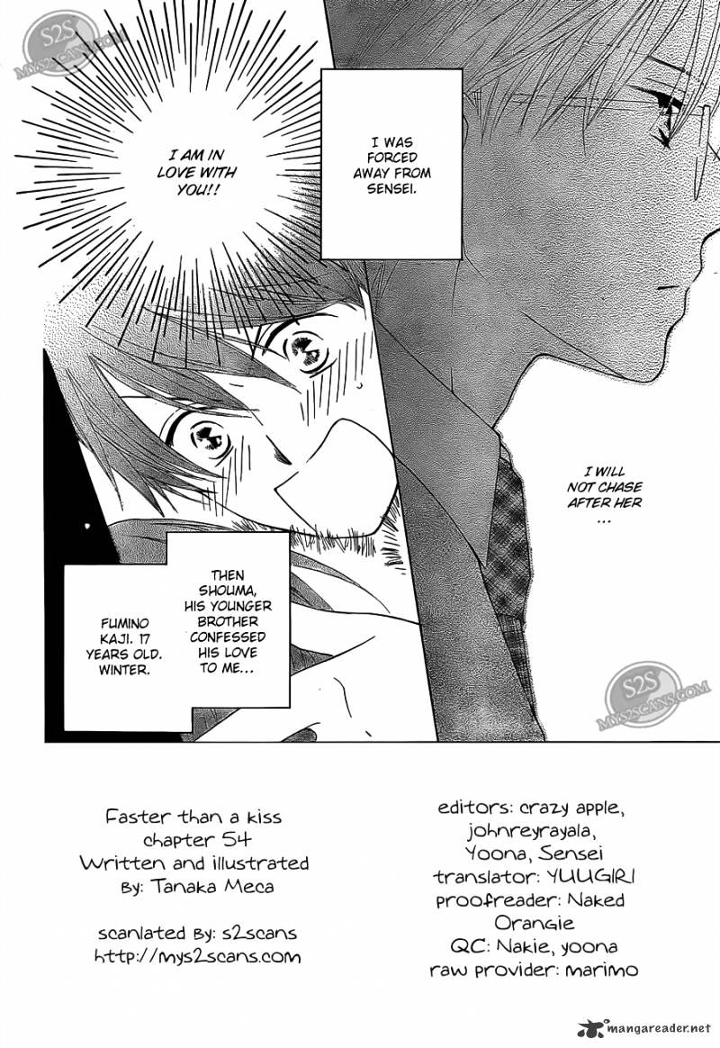 Faster Than A Kiss - Chapter 54