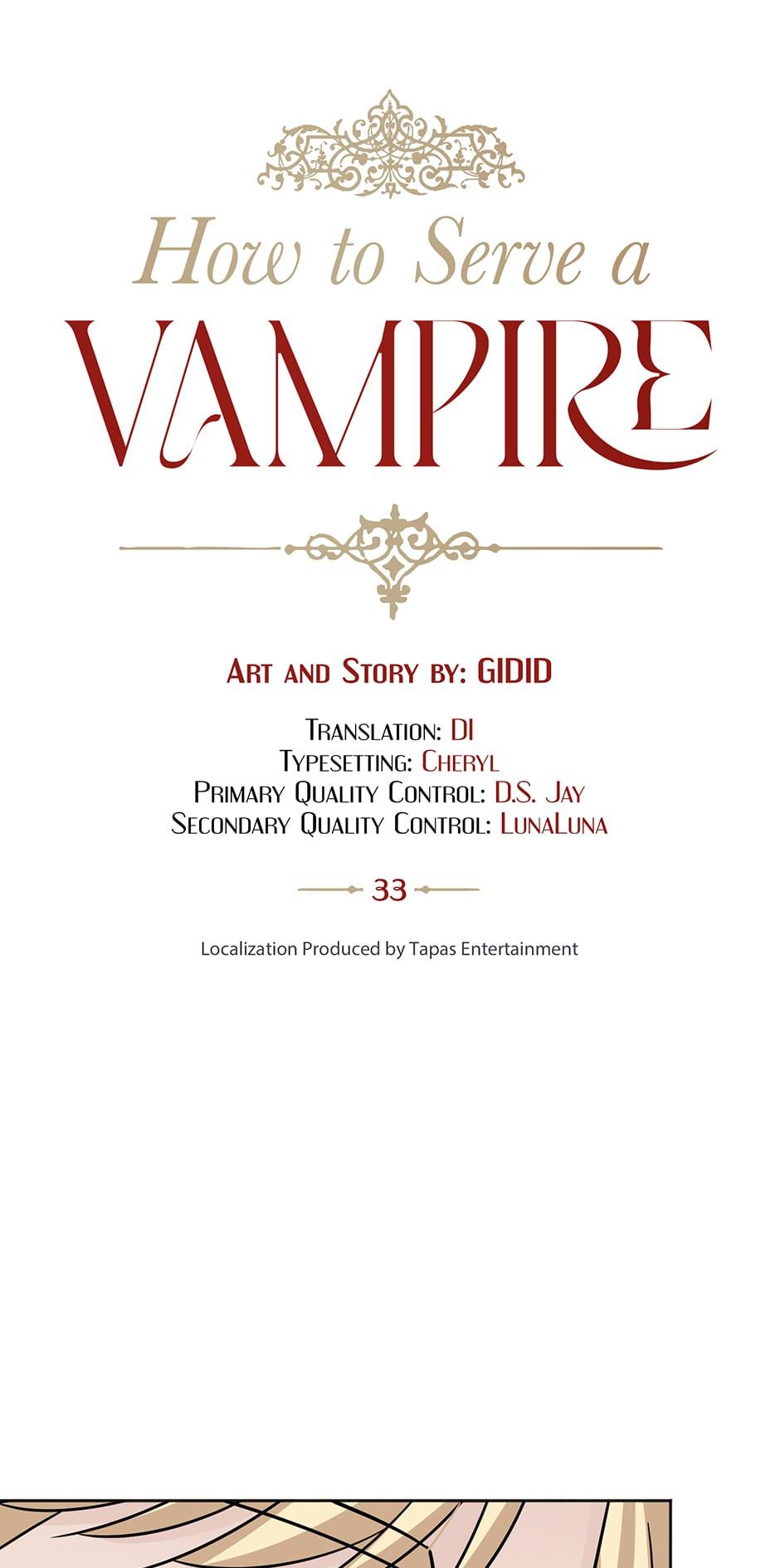 How To Serve The Vampire - Chapter 33