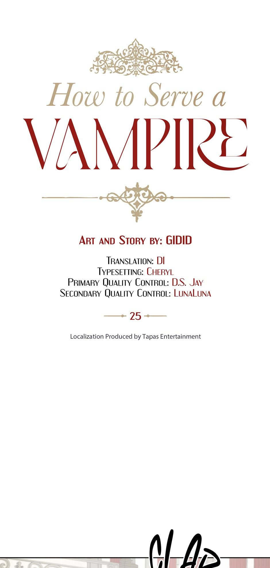 How To Serve The Vampire - Chapter 25