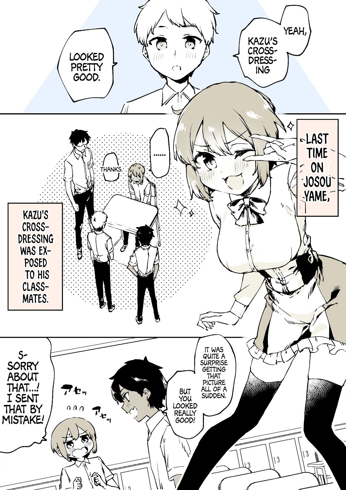 A Boy That Can't Stop Crossdressing - Chapter 24: Humanity's Crossdressing Boys Plan