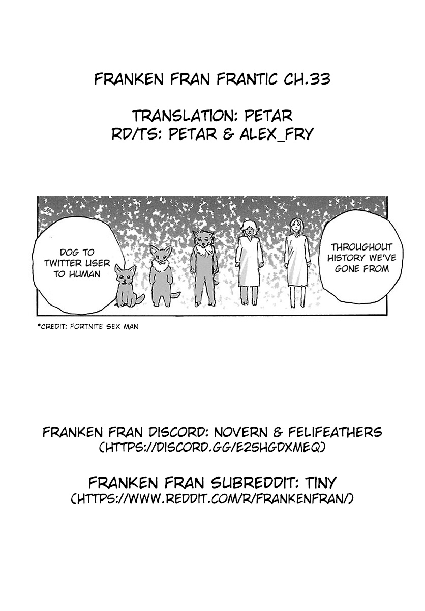 Franken Fran Frantic - Chapter 33: Animal Welfare