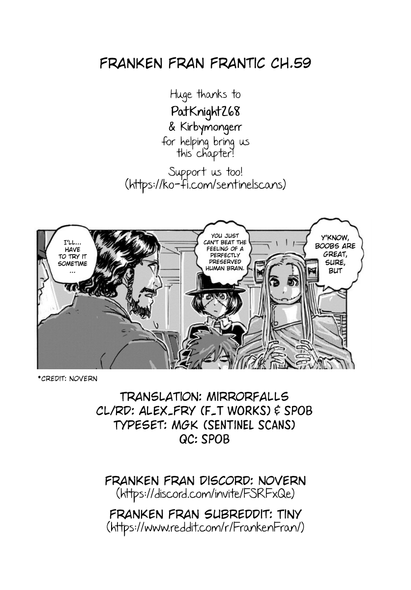 Franken Fran Frantic - Vol.9 Chapter 59: Epimetheus Game