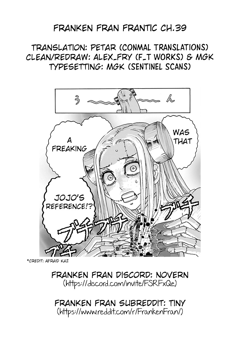 Franken Fran Frantic - Vol.7 Chapter 39: Shark Teeth