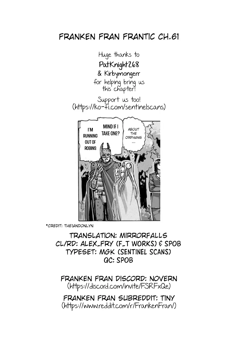 Franken Fran Frantic - Vol.10 Chapter 61: The Unslept Hero