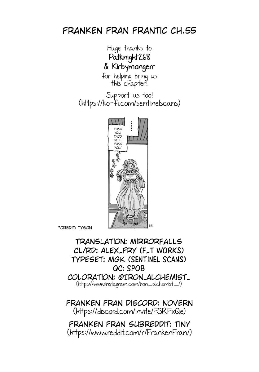 Franken Fran Frantic - Vol.9 Chapter 55: Self-Domestication