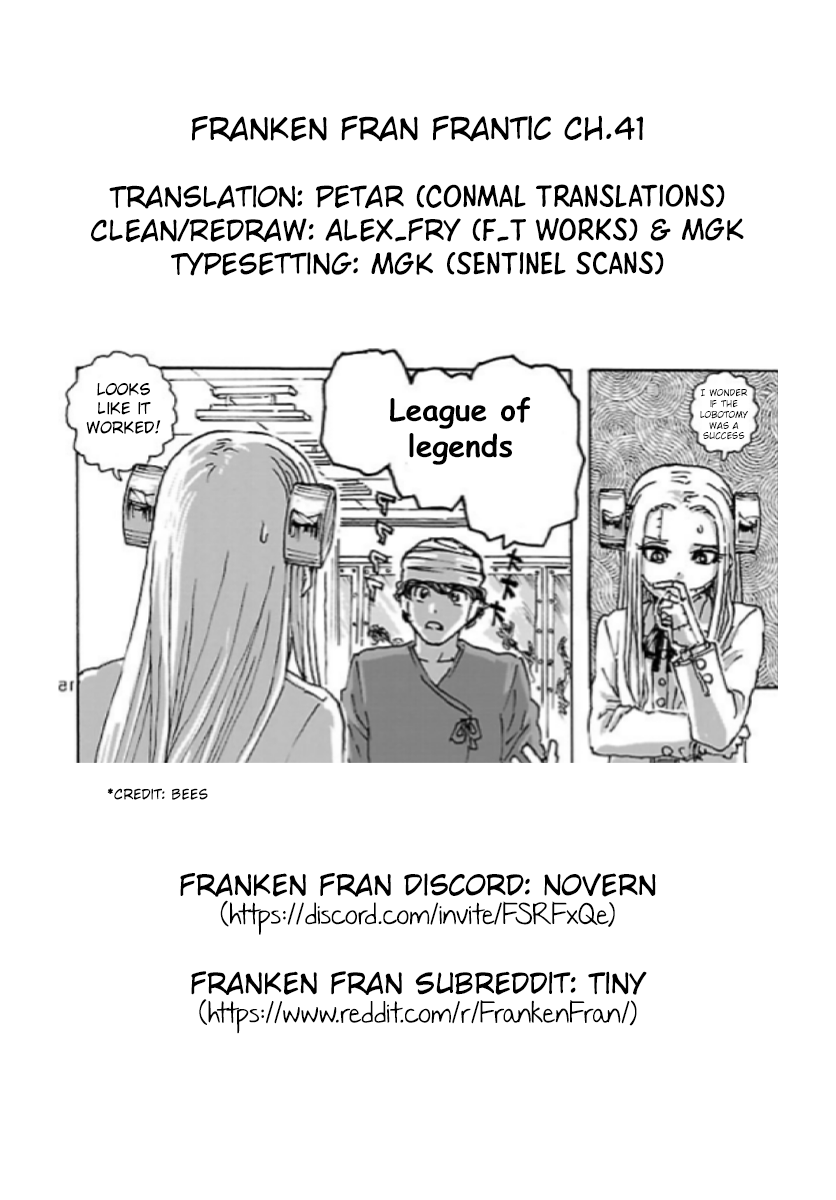 Franken Fran Frantic - Vol.7 Chapter 41: Beyond The Five Senses